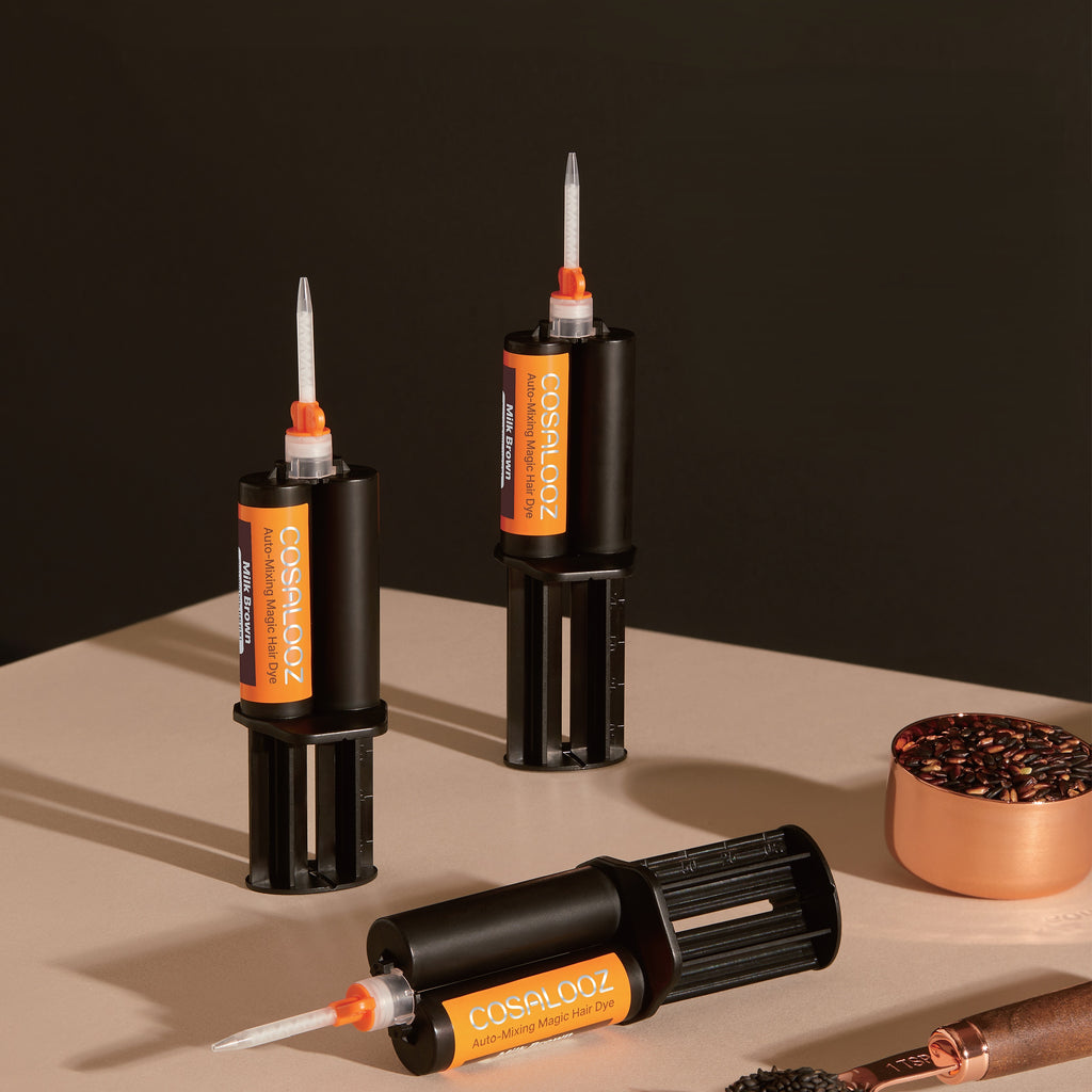 cosalooz hair dye in black background